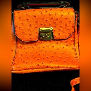 NWOT Noelle Orange Mini Bag Never Used